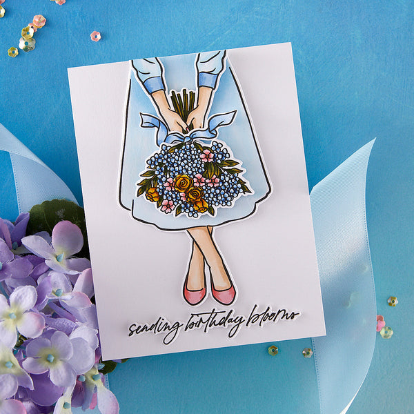 Summer Bouquet Stamp & Cut