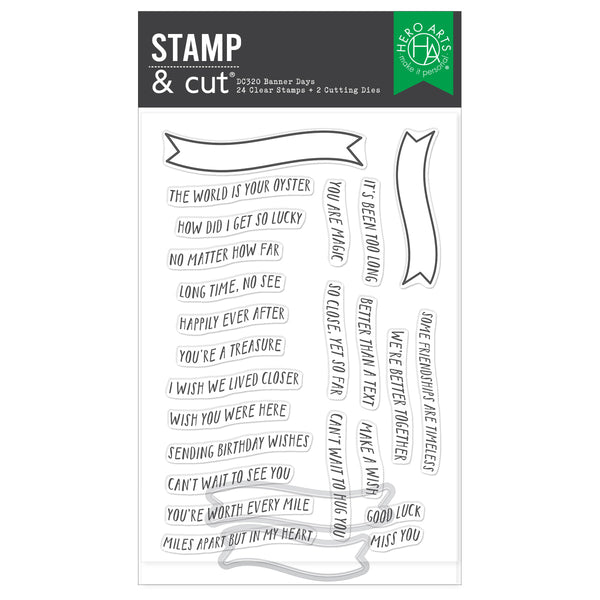 Banner Days Stamp & Cut