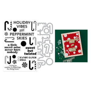 A Little Merri-Mint Stamp & Cut