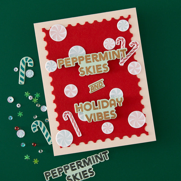A Little Merri-Mint Stamp & Cut