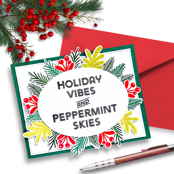 A Little Merri-Mint Clear Stamp Set