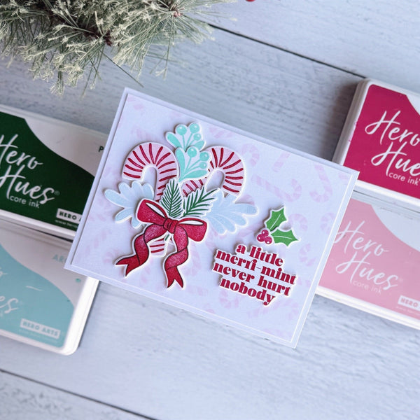 Candy Cane Swag Clear Stamp Set
