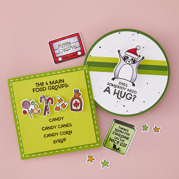 Elf Culture Clear Stamp Set from the Yule Fuel Collection