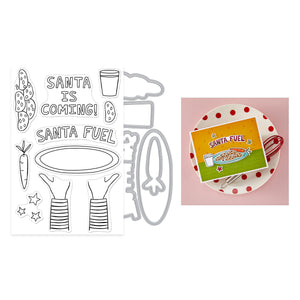 Santa Fuel Stamp & Cut Set