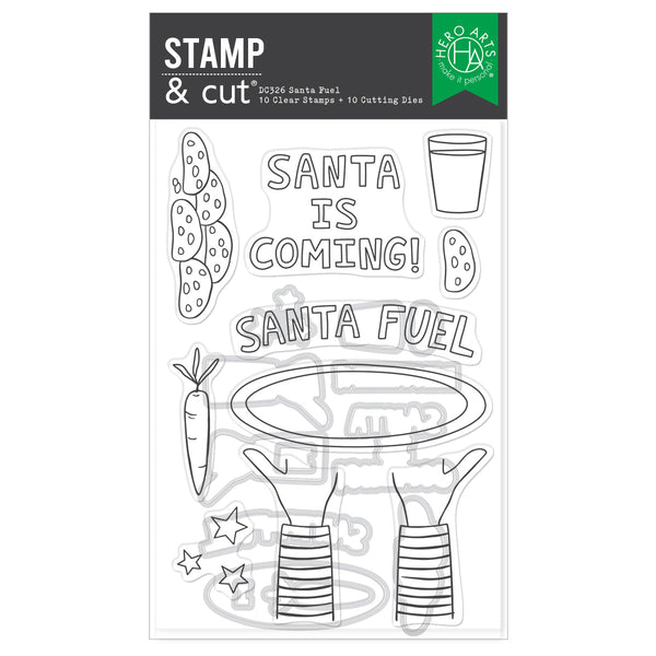 Santa Fuel Stamp & Cut Set