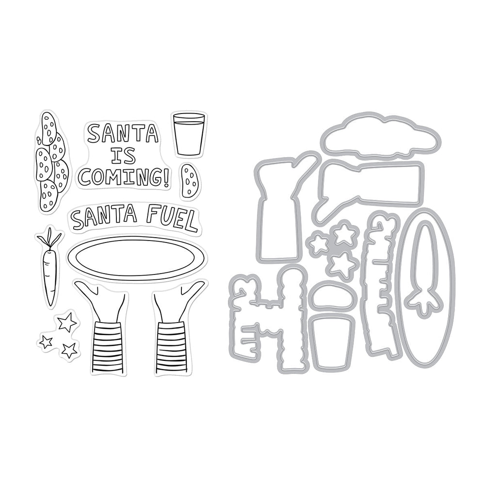 Santa Fuel Stamp & Cut Set