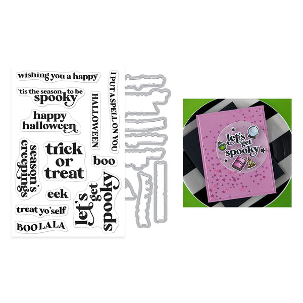 Season’s Creepings Stamp & Cut Set