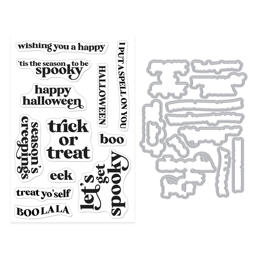 Season’s Creepings Stamp & Cut Set