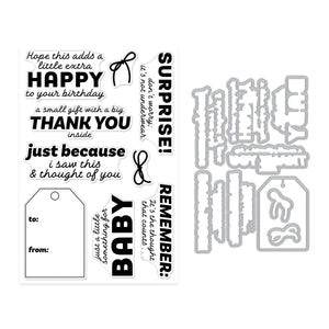 Just Because Stamp & Cut Set