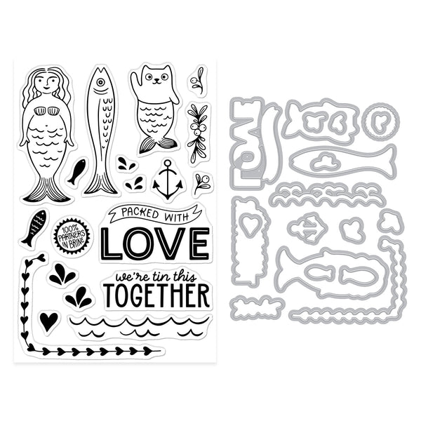 Partners In Brine Stamp & Cut Set