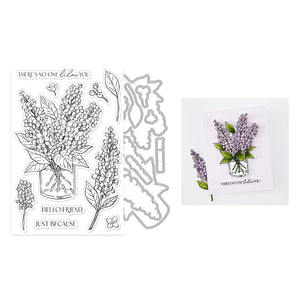 No One Lilac You Stamp & Cut Set