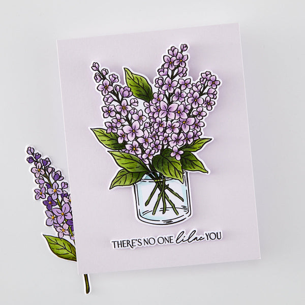 No One Lilac You Clear Stamp Set