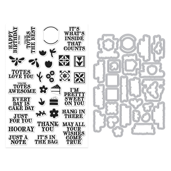 Totes the Best Stamp & Cut