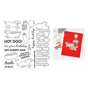 Hot Dog Stamp & Cut