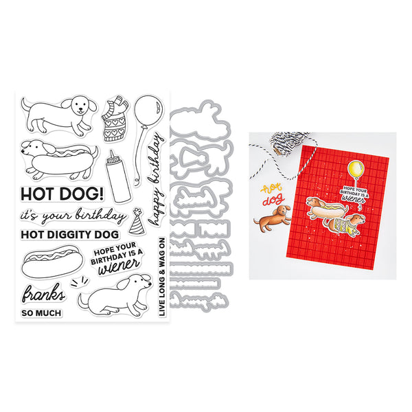 Hot Dog Stamp & Cut