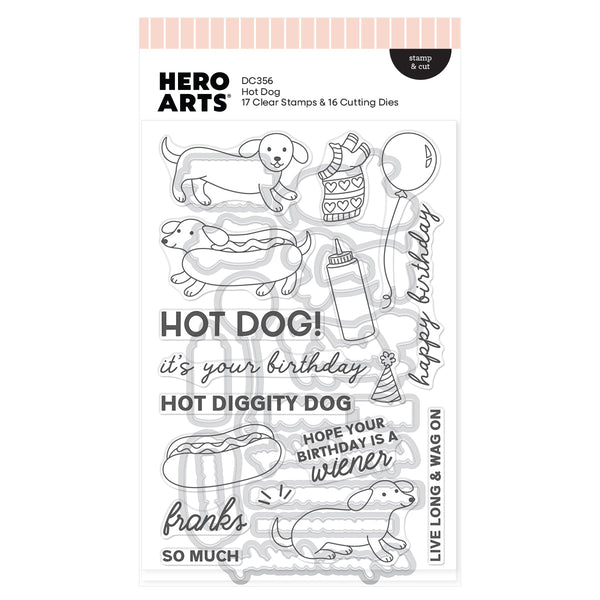 Hot Dog Stamp & Cut