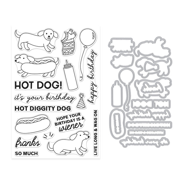 Hot Dog Stamp & Cut