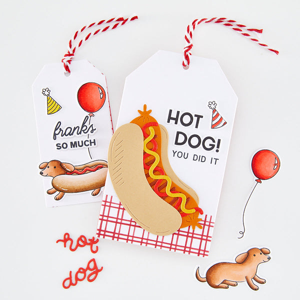 Hot Dog Clear Stamp Set