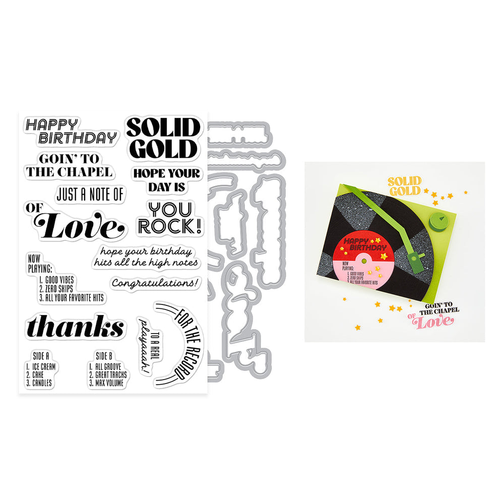 Solid Gold Stamp & Cut