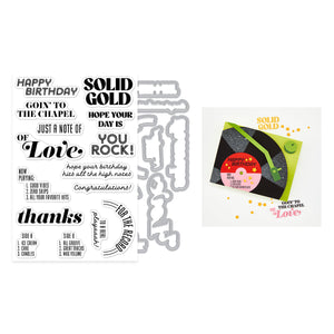Solid Gold Stamp & Cut