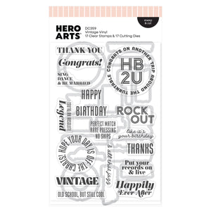 Vintage Vinyl Stamp & Cut