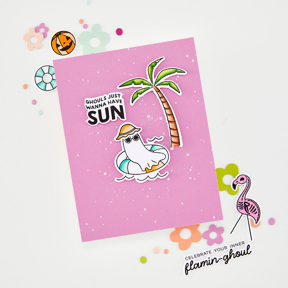 Beach Boos Stamp & Cut