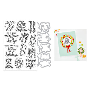 Very Merry Wishes Stamp & Cut