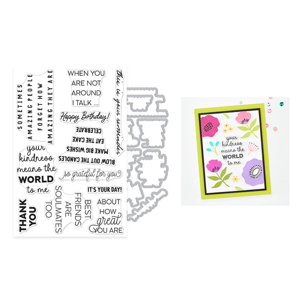 Say It Inside & Out Stamp & Cut