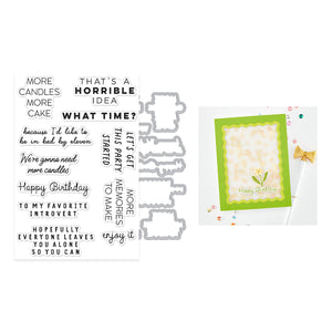 Birthdays Inside & Out Stamp & Cut