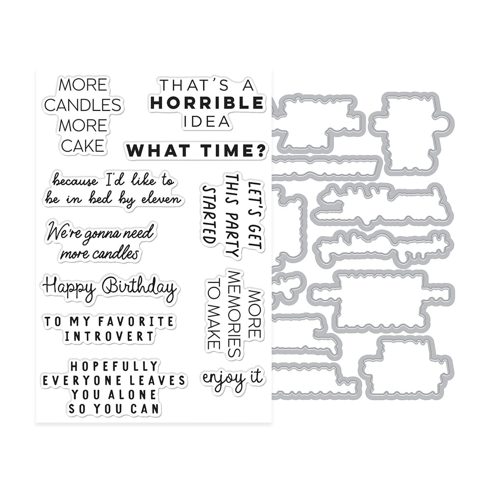 Birthdays Inside & Out Stamp & Cut