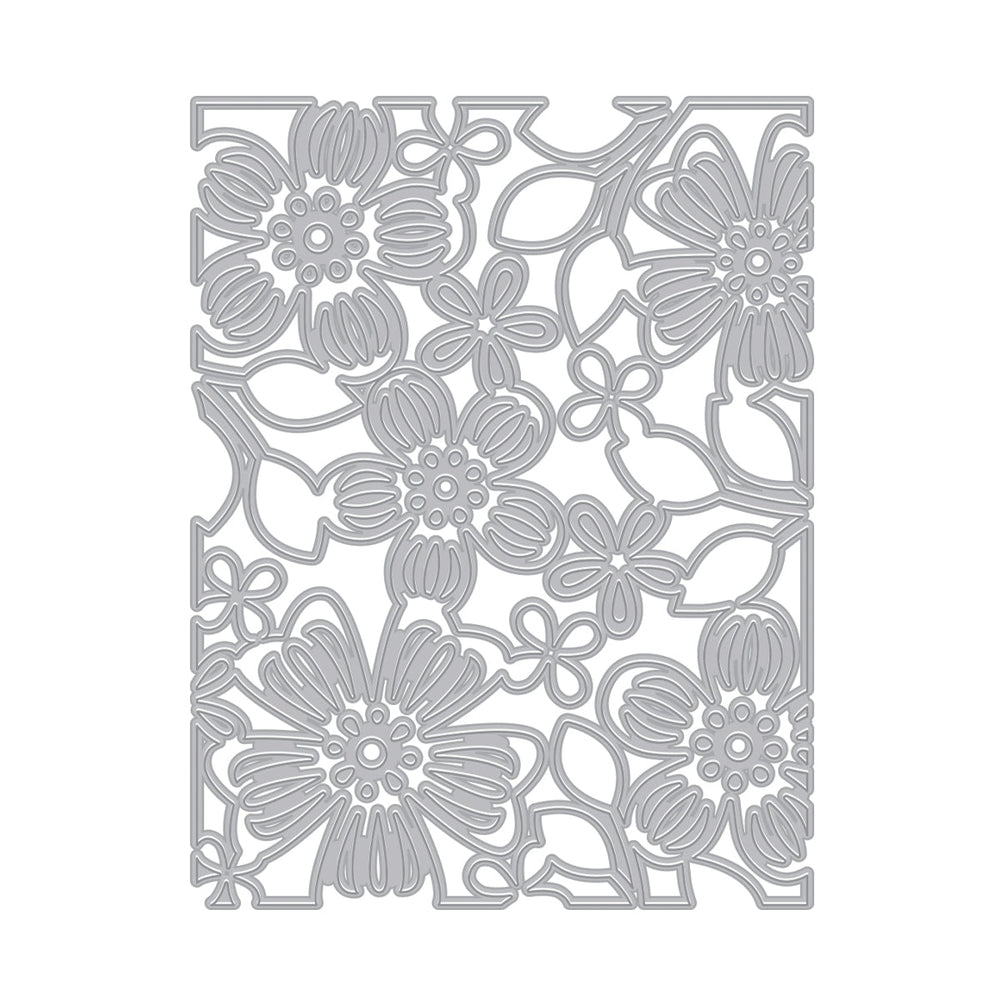 Floral Pattern Cover Plate Die