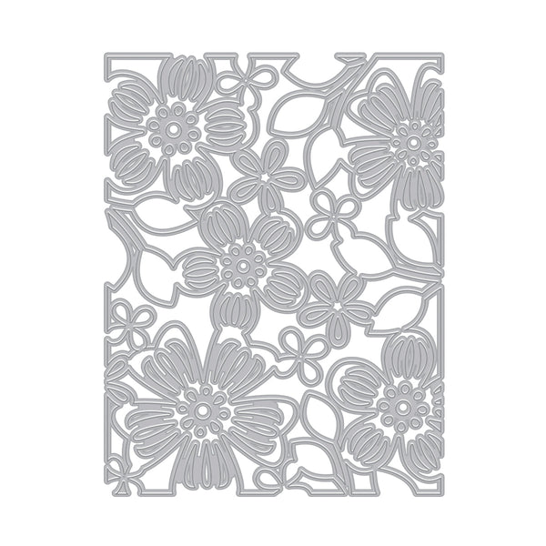 Floral Pattern Cover Plate Die
