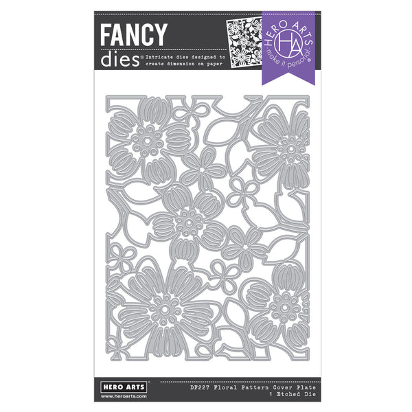 Floral Pattern Cover Plate Die