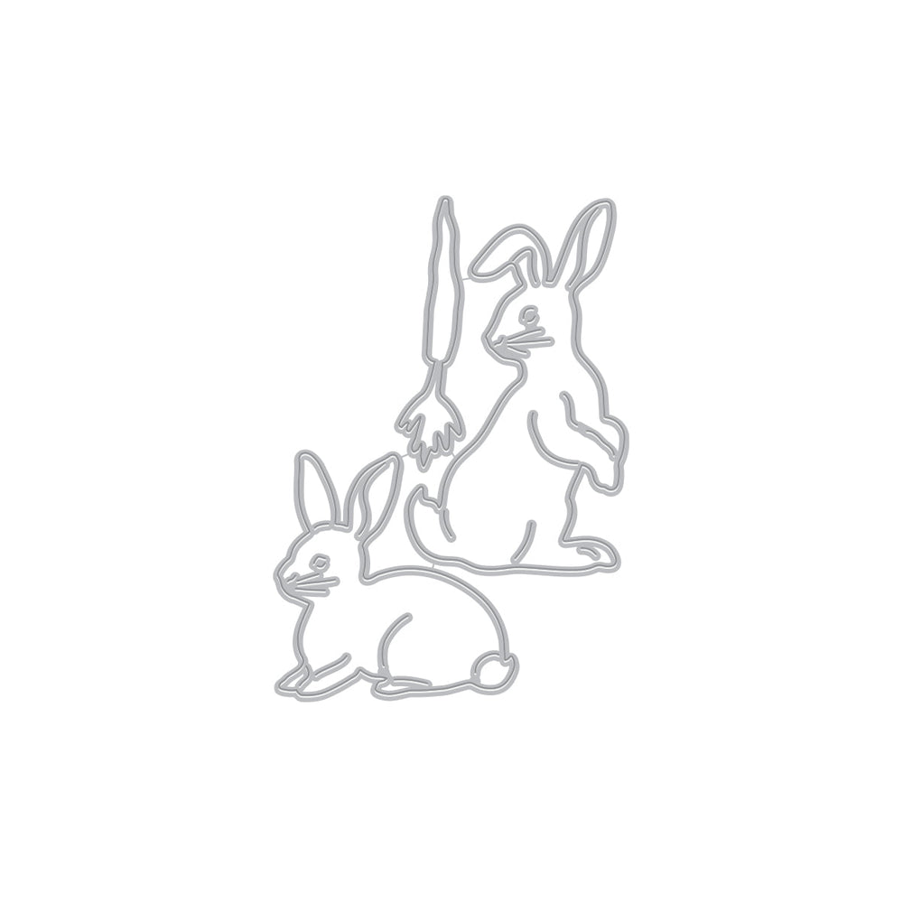 Rabbit Pair Die Set