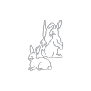 Rabbit Pair Die Set
