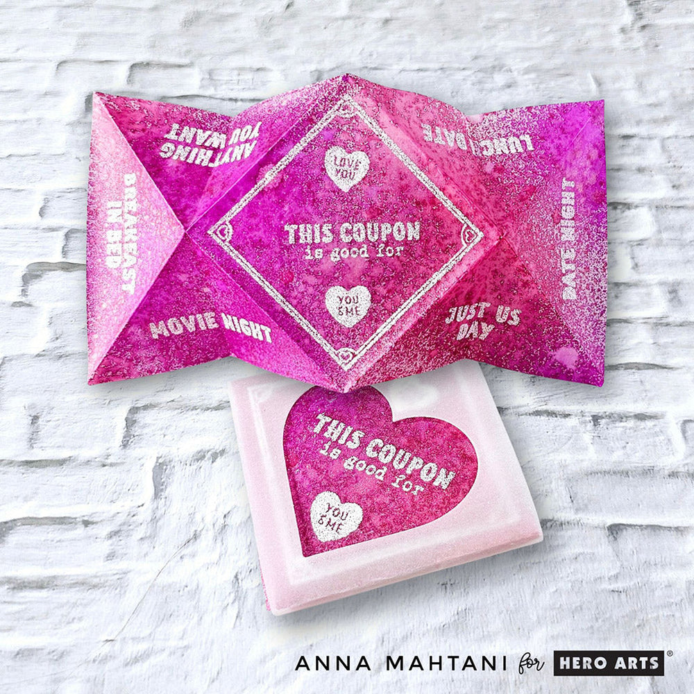 Folded Love Note Die Set
