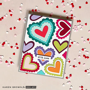 Folded Love Note Die Set