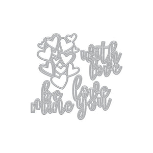Love & Hearts Die Set