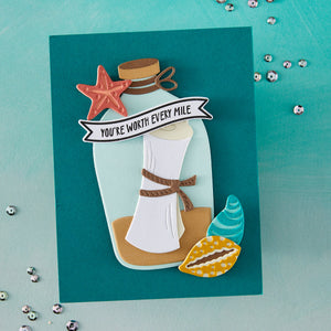 Message in a Bottle Etched Die Set