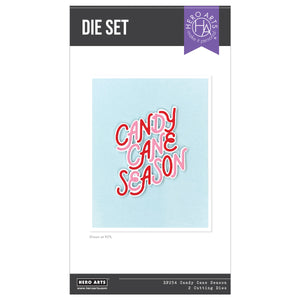 Candy Cane Season Etched Dies