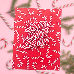 Candy Cane Toss Up Stencils