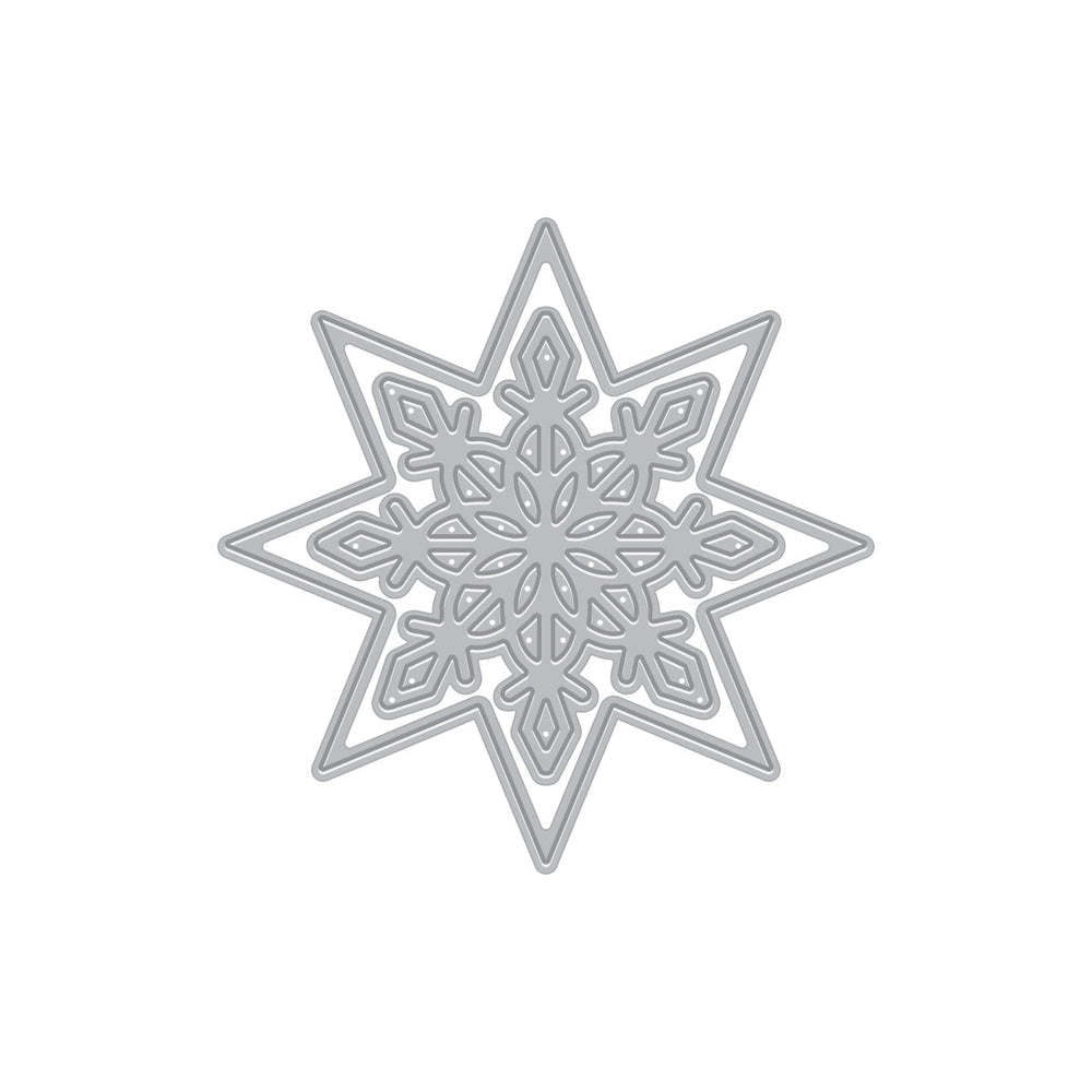 Snowflake Star Etched Dies