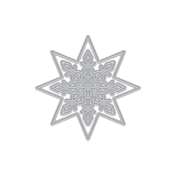 Snowflake Star Etched Dies
