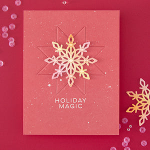 Modern Holiday Greetings Clear Stamp Set