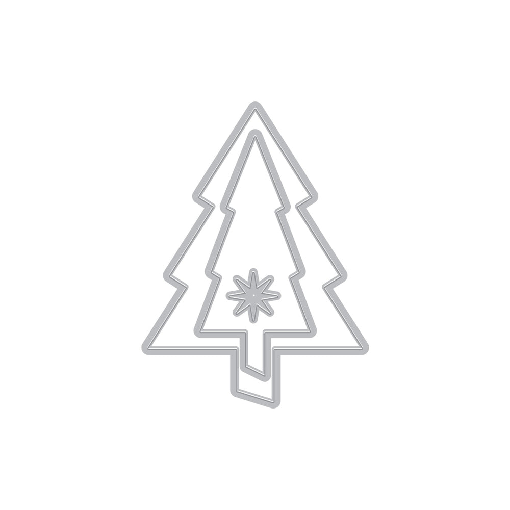 Festive Tree Die Etched Dies