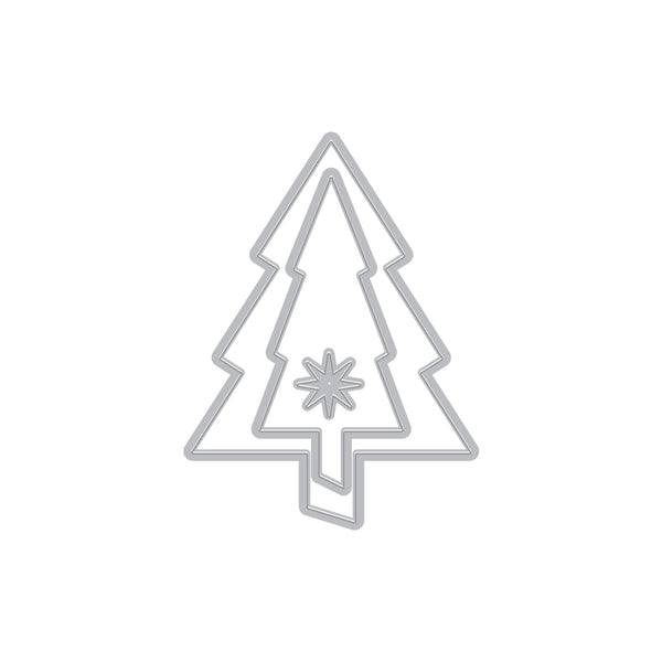 Festive Tree Die Etched Dies