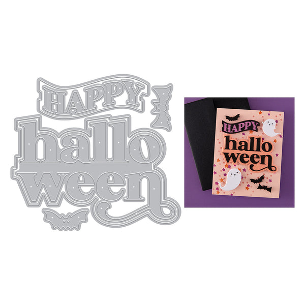 Happy Halloween Etched Dies