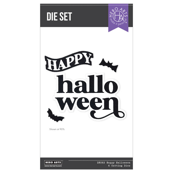 Happy Halloween Etched Dies