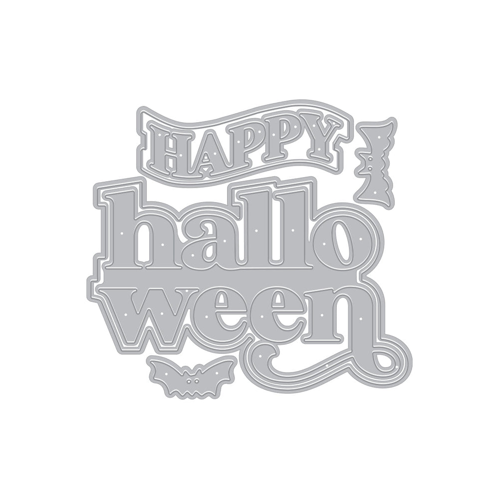 Happy Halloween Etched Dies