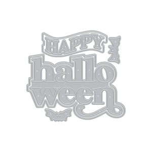 Happy Halloween Etched Dies